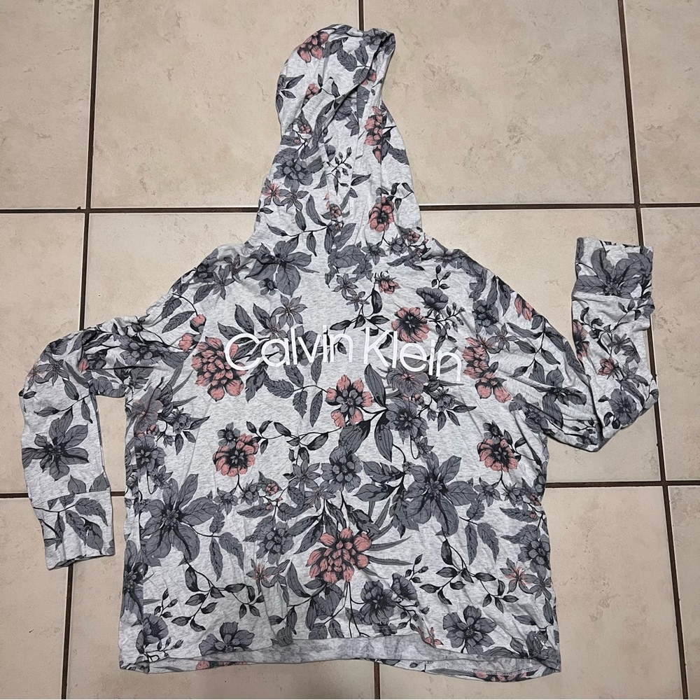 Calvin Klein hooded Long Sleeve Sweat Shirt